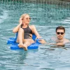 Floating Recliner Blue Wavy 1