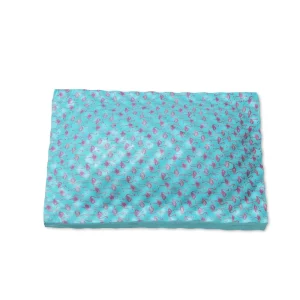 Floating Pillow Teal Flamingo 1