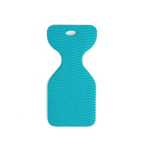 Large Wavy Teal Saddle